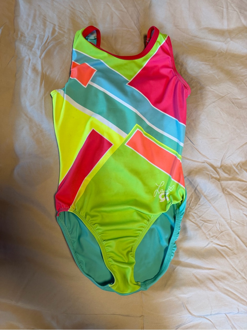 GK Neon Gymnastics Leotard AdultXS